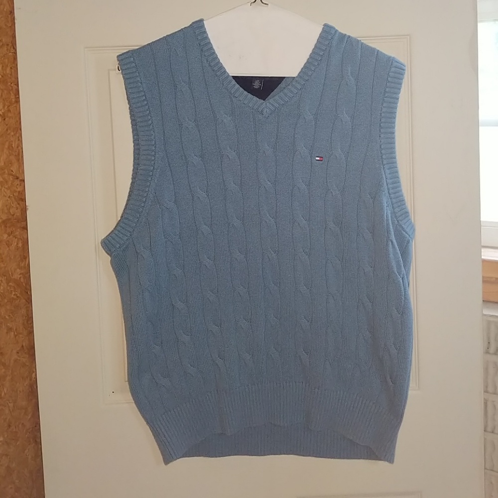 100 percent cotton mens Tommy Hilfiger vest